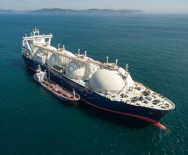 LNG carrier detection and classification on the open ocean and in port